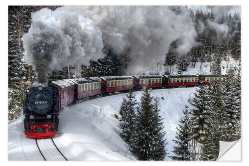 Naklejka na ścianę Brocken railway