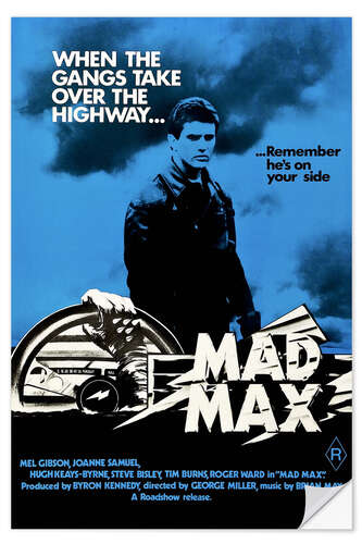 Selvklebende plakat Mad Max III