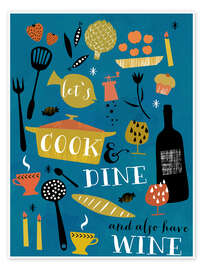 Poster Let's cook