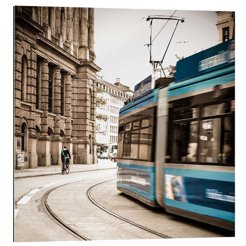 Gallery print Munich city traffic