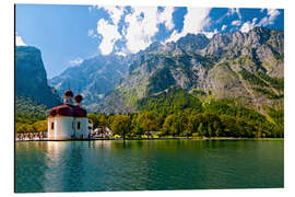 Aluminium print St. Bartholomew's Church, Königssee