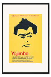 Gerahmter Kunstdruck Yojimbo - Der Leibwächter (englisch)