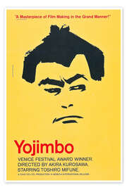 Poster YOJIMBO, (aka THE BODYGUARD), 1961