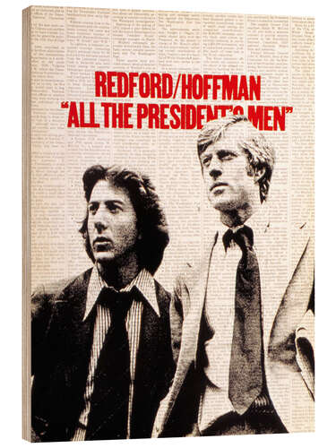 Stampa su legno All the President's Men (Tutti gli uomini del presidente)