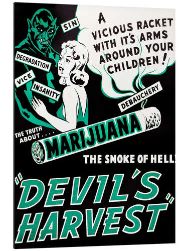 Stampa su alluminio DEVIL'S HARVEST, 1942