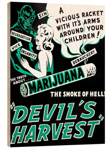 Wood print DEVIL'S HARVEST, 1942