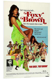 Foam board print FOXY BROWN