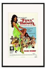 Gerahmter Kunstdruck Foxy Brown