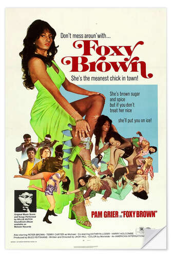 Wandsticker Foxy Brown