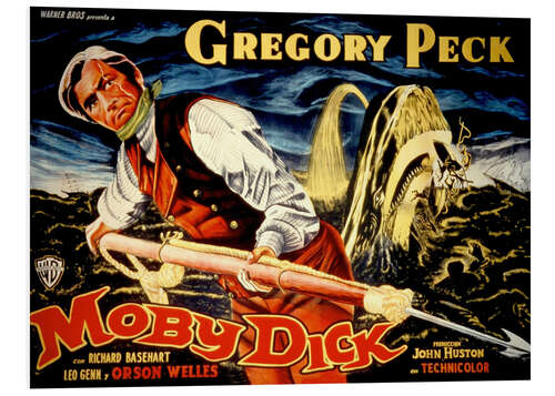 Obraz na PCV MOBY DICK, Gregory Peck, 1956