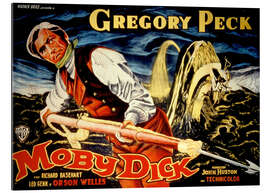 Quadro em plexi-alumínio MOBY DICK, Gregory Peck, 1956