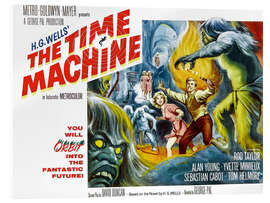 Quadro em acrílico THE TIME MACHINE, Yvette Mimieux, Rod Taylor