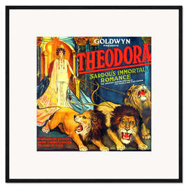 Ingelijste kunstdruk THEODORA (aka TEODORA, aka THEODORA, THE SLAVE PRINCESS), Rita Jolivet on 6-sheet 1919.