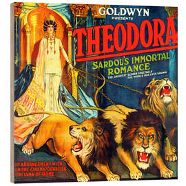 Puutaulu THEODORA (aka TEODORA, aka THEODORA, THE SLAVE PRINCESS), Rita Jolivet on 6-sheet 1919.