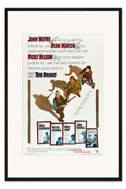 Gerahmter Kunstdruck Rio Bravo