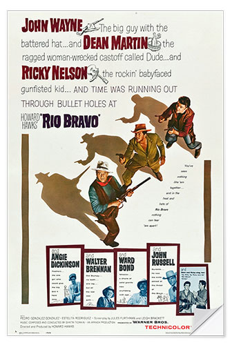 Selvklebende plakat Rio Bravo