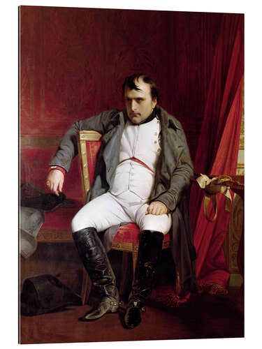 Quadro em plexi-alumínio Napoleon I at Fontainebleau on 31st March 1814