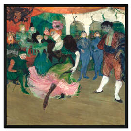 Gerahmter Kunstdruck Marcelle Lender, den Bolero tanzend