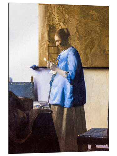 Galleritryk Woman Reading a Letter