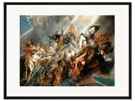 Gerahmter Kunstdruck Sturz des Phaeton
