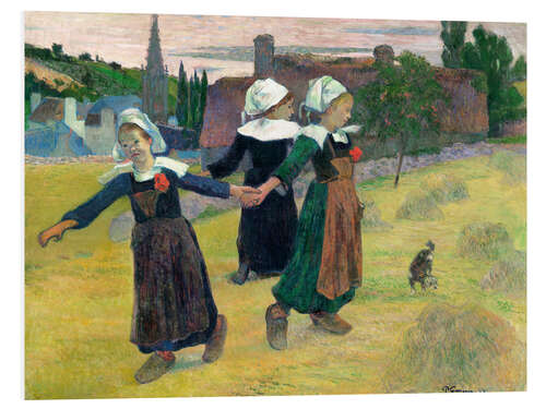 Quadro em PVC Breton Girls Dancing Pont-Aven