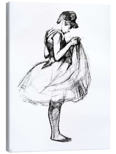 Canvas print Dancer in skirt