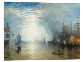 Foam board print Keelmen Heaving in Coals by Moonlight