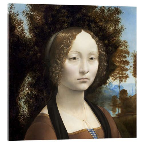 Acrylic print Ginevra de' Benci