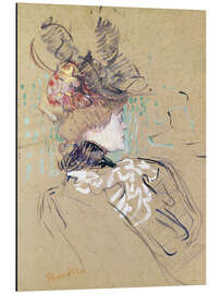 Magnettafel Profil einer Frau