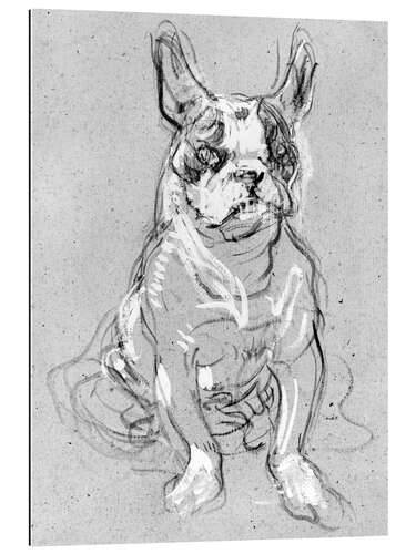 Galleriprint 'Bouboule', the bulldog of Madame Palmyre at La Souris