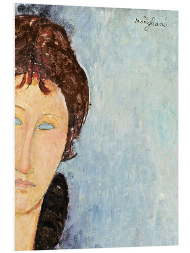 Foam board print Woman with Blue Eyes (detail)