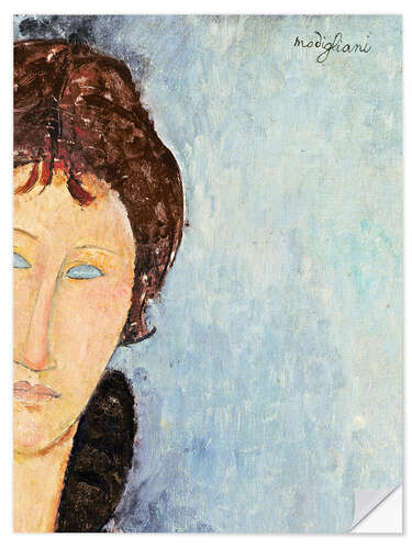 Wall sticker Woman with Blue Eyes (detail)