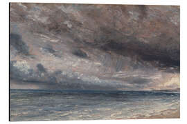 Magnettafel Küste in Brighton, Stürmischer Abend