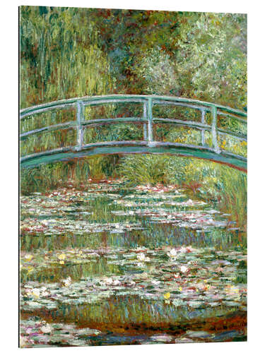 Galleriprint Bridge Over a Pond of Water Lilies