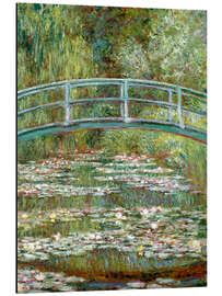 Magnettafel Brücke über einen Seerosenteich - Claude Monet