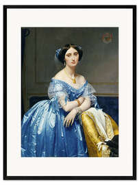 Framed art print Princess de Broglie