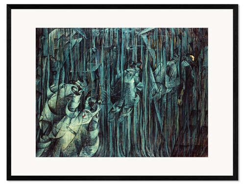 Impresión de arte enmarcada States of Mind 1912 - Those Who Stay II