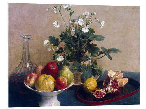 Gallery print Flowers, Dish With Fruit and Carafe