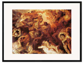 Framed art print The Small Last Judgement (detail)
