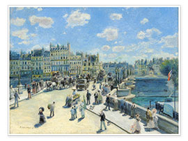 Poster  Le Pont-Neuf - Pierre-Auguste Renoir
