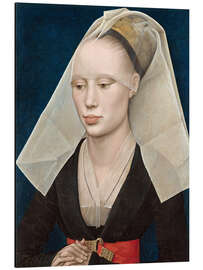 Magnettafel Porträt einer Dame