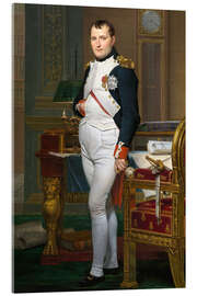 Acrylic print Napoleon in his study at the Tuileries