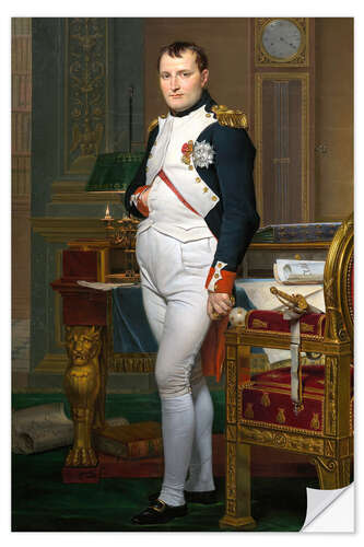 Wall sticker Napoleon in his study at the Tuileries