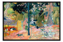 Gerahmter Kunstdruck Badende, 1897