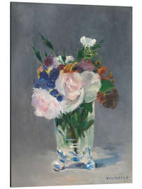 Magnettafel Blumen in einer Kristallvase