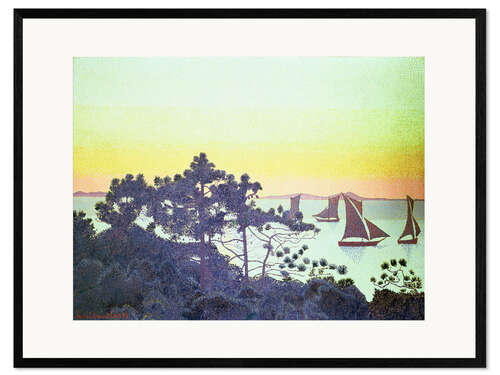 Plakat artystyczny premium w ramie The Pointe de la Galere