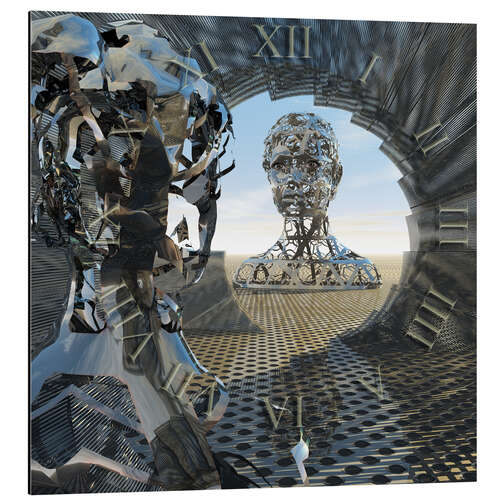 Aluminium print Mirror of Time