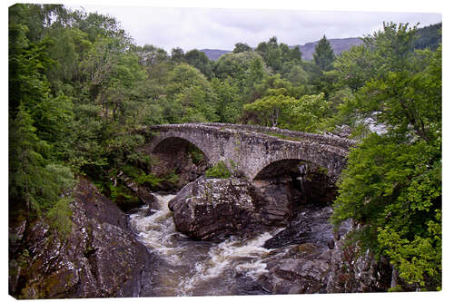 Canvas print Scotland Telfordbridge at Invermoriston