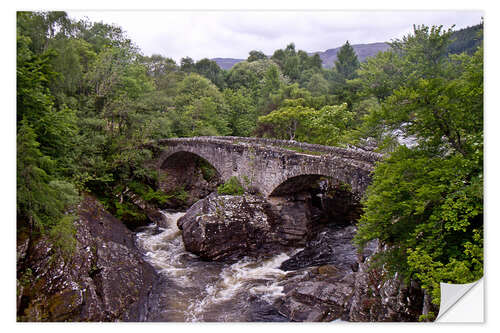 Naklejka na ścianę Scotland Telfordbridge at Invermoriston