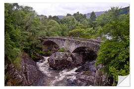 Wall sticker Scotland Telfordbridge at Invermoriston